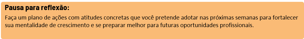 Pausa para reflexão